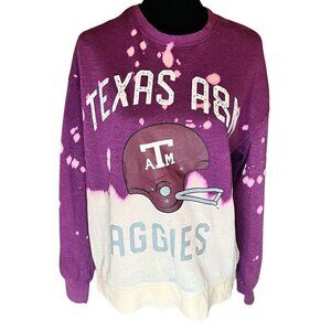 Women's Texas A & M Faded Crewneck Sweatshirt, Size Small